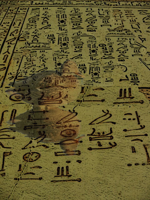 Hieroglyphs Duck Scroll