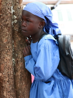 behind tree Kisumu, Jinja, East Africa, Kenya, Uganda, Africa