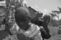 two sisters Rawangi, East Africa, Tanzania, Africa