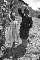 dancing sisters Rawangi, East Africa, Tanzania, Africa