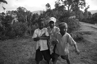 three boys Rawangi, East Africa, Tanzania, Africa