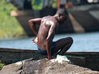 bath Jinja, East Africa, Uganda, Africa