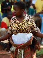 dancing girl Jinja, East Africa, Uganda, Africa