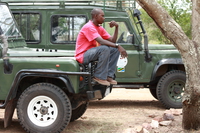 driver resting Mwanza, East Africa, Tanzania, Africa