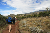 hikers Kilimanjaro, East Africa, Tanzania, Africa