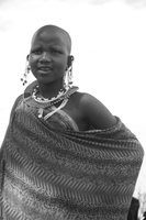 masai girl Serengeti, Ngorongoro, East Africa, Tanzania, Africa