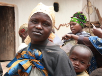 mother and son Rawangi, East Africa, Tanzania, Africa