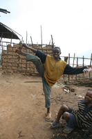 karate boy Rawangi, East Africa, Tanzania, Africa