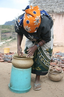 making pottery Rawangi, East Africa, Tanzania, Africa