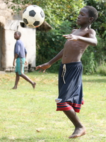 soccer skill Bugala Island, East Africa, Uganda, Africa