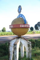 equator globe outside kisumu Kisumu, Jinja, East Africa, Kenya, Uganda, Africa
