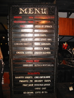 carnivore menu Nairobi, East Africa, Kenya, Africa