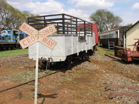 railway crossing Nairobi, East Africa, Kenya, Africa