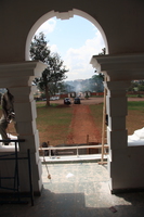 arch doorway of buganda king Kampala, East Africa, Uganda, Africa