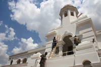 view--buganda king palace Kampala, East Africa, Uganda, Africa