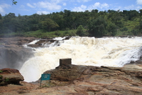 old murchison bridge Murchison Falls, East Africa, Uganda, Africa