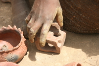 clay maker Rawangi, East Africa, Tanzania, Africa