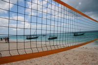 view--volley ball night Zanzibar, East Africa, Tanzania, Africa