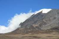 glacier on kilimanjaro Kilimanjaro, East Africa, Tanzania, Africa