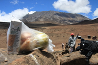 food--lunch to kibo Kilimanjaro, East Africa, Tanzania, Africa