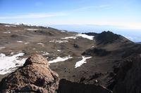 crater center Kilimanjaro, East Africa, Tanzania, Africa