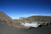 faraway glacier Kilimanjaro, East Africa, Tanzania, Africa