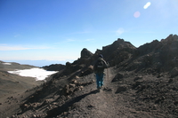 tired walk Kilimanjaro, East Africa, Tanzania, Africa