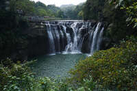 Shifen waterfall area Pingxi District,  New Taipei City,  Taiwan, Asia