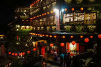 Jiufen old street Ruifang District,  New Taipei City,  Taiwan, Asia