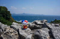 Hello Kitty in Maobitou Park Hengchun Township,  Taiwan Province,  Taiwan, Asia