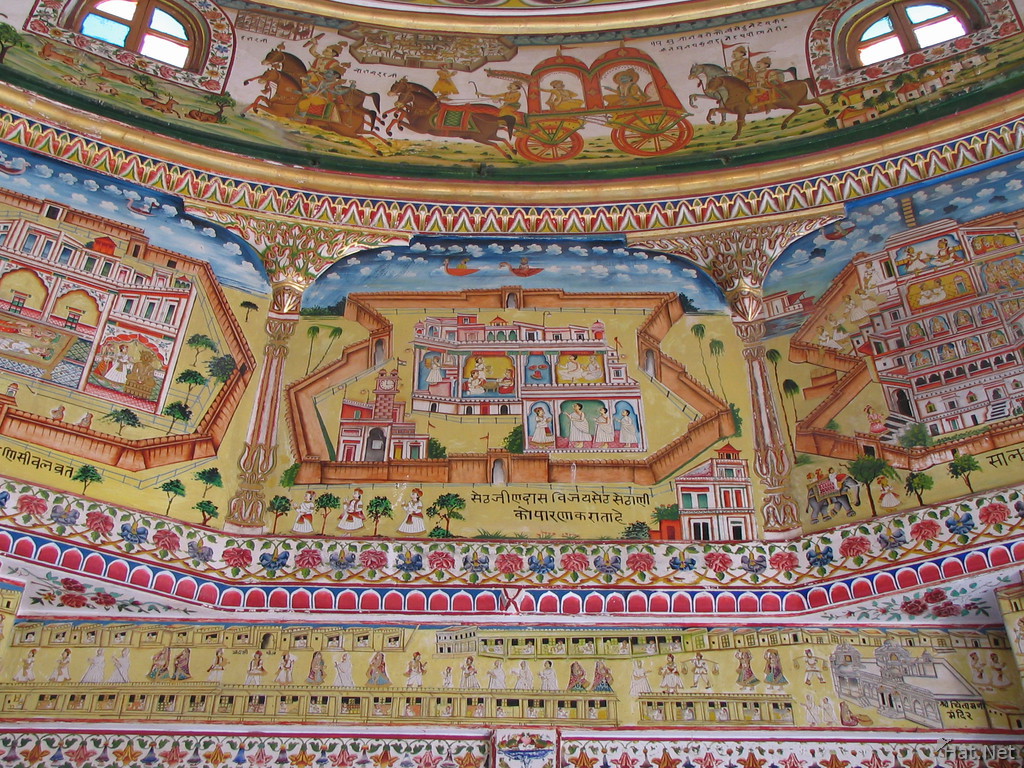 ceiling painting in jain temple