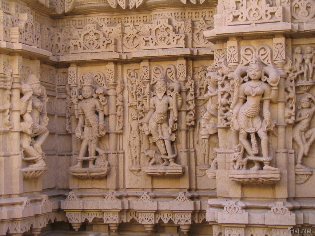 gods of jain temple