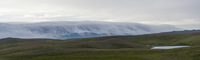 Blonduos waterfall clouds Vik,  Northwest,  Iceland, Europe