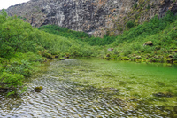 Asbyrgi lake Eglisstadir,  Northeast,  Iceland, Europe