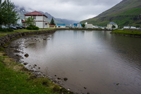 Seydisfjordur lagoon Seyðisfjörður,  East,  Iceland, Europe