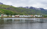 Seydisfjordur lake view Seyðisfjörður,  East,  Iceland, Europe