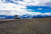 Fjallsarlon Glacier bus Snafellsjokull,  East,  Iceland, Europe