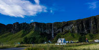 Ring Road to Vik waterfalls Snafellsjokull,  South,  Iceland, Europe
