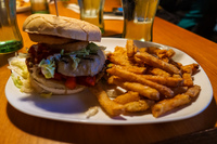 Road House Veggie Burger Old West Side,  Reykjavík,  Capital Region,  Iceland, Europe