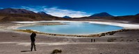crater lake Laguna Colorado, Potosi Department, Bolivia, South America