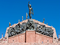 humahuaca hero mounment Humahuaca, Jujuy and Salta Provinces, Argentina, South America