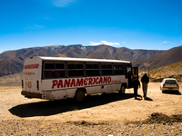 transport--condor pass - bus from tilcara to iruya Tilcara, Iruya, Jujuy and Salta Provinces, Argentina, South America
