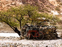 bicycle Purmamarca, Northern Salta Provinces, Argentina, South America