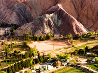 sidehill Purmamarca, Northern Salta Provinces, Argentina, South America