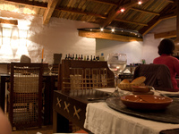 food--dinner at los morteris Purmamarca, Northern Salta Provinces, Argentina, South America