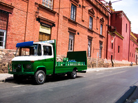 view--water truck Salta, Jujuy and Salta Provinces, Argentina, South America