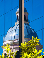 view--reflection of salta catedral Salta, Cafayate, Jujuy and Salta Provinces, Argentina, South America