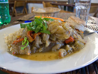 food--dinner at biodiet Puerto Igua�u, Salta, Misiones, Salta and Jujuy Province, Argentina, South America