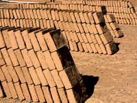 bricks at viscachillapampa Tupiza, Potosi Department, Bolivia, South America