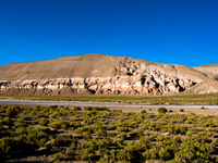 tupiza layered mountain Tupiza, Potosi Department, Bolivia, South America